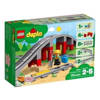 LEGO DUPLO 10872 Tory kolejowe i wiadukt
